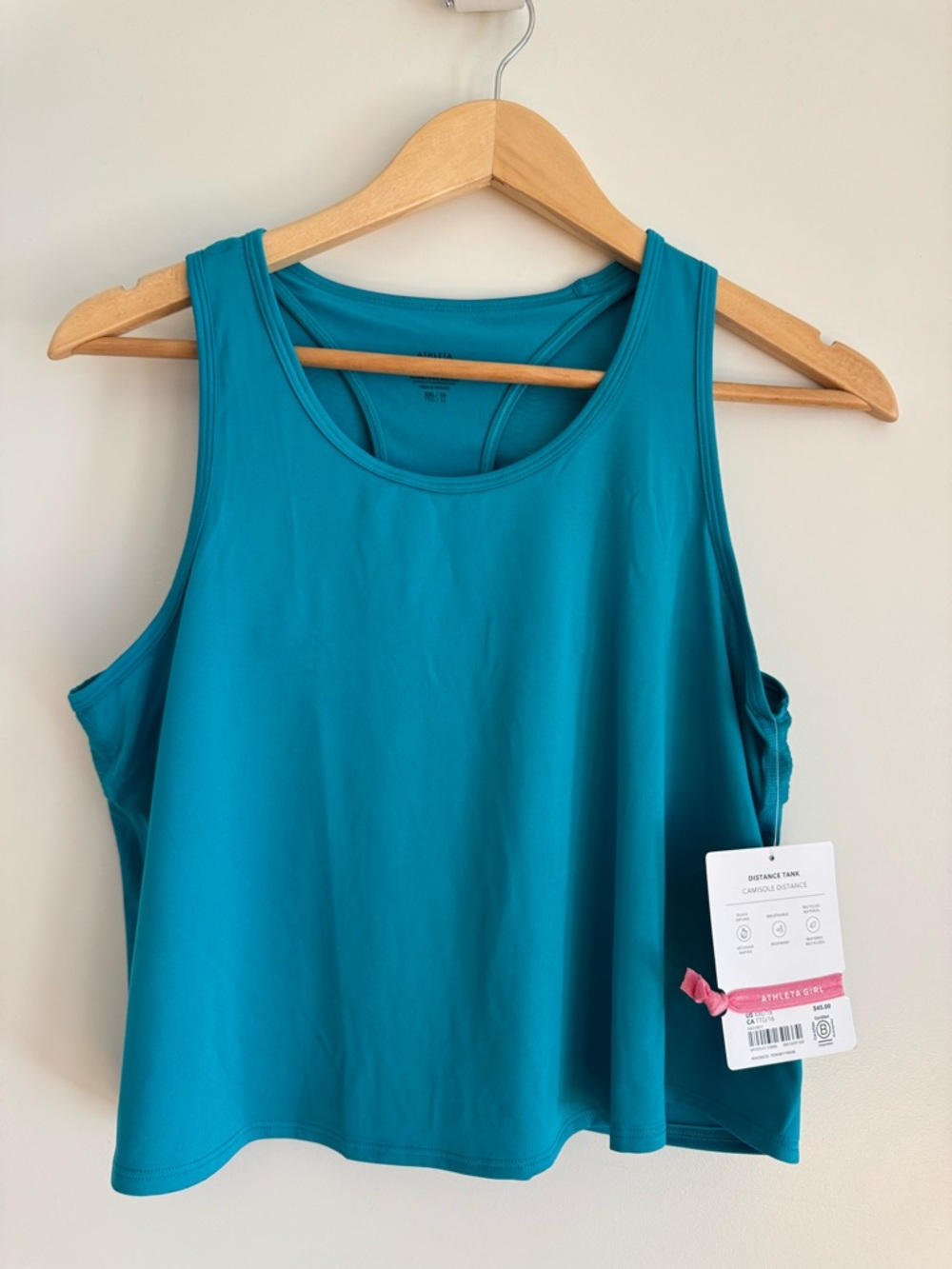 Athleta Girls Teal Racerback Tank Top
